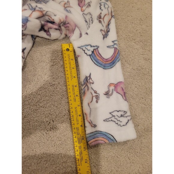 NWT HSN Lacey Chabert Kid's "Mommy+Me" Printed Short Robe Unicorns Kid Small - Picture 6 of 11